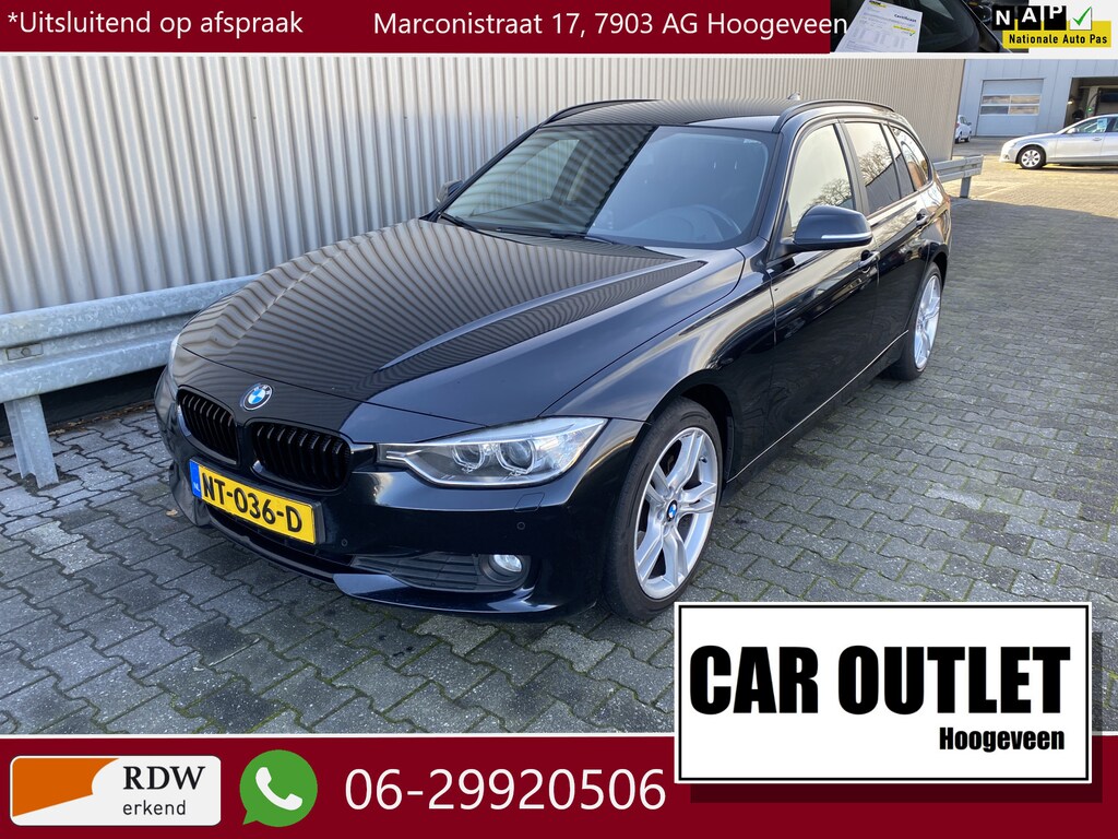 BMW 3-Serie Touring 316i High Executive iDrive, Navi, Clima, CC, Elc.Kofferklep, PDC, LM, – Inruil Mogelijk –