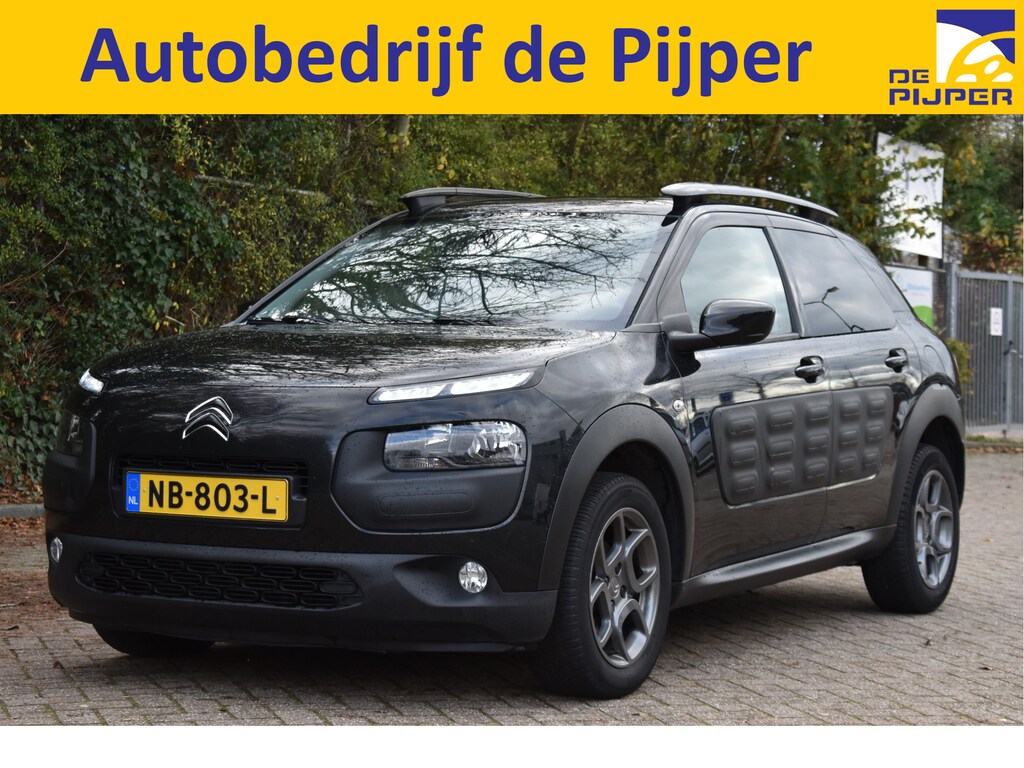 Citroën C4 Cactus 1.2 PureTech Shine Airbump Blackline | NL-Auto | Nav | Cruise Control | PDC achter | LM-Velgen allweather | NAP | Distributie vervangen
