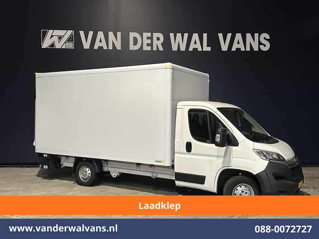 Citroën Jumper 2.2 BlueHDi 141pk Bakwagen 436cm Lang Laadklep Euro6 Airco | 1075kg laadvermogen Bijrijdersbank