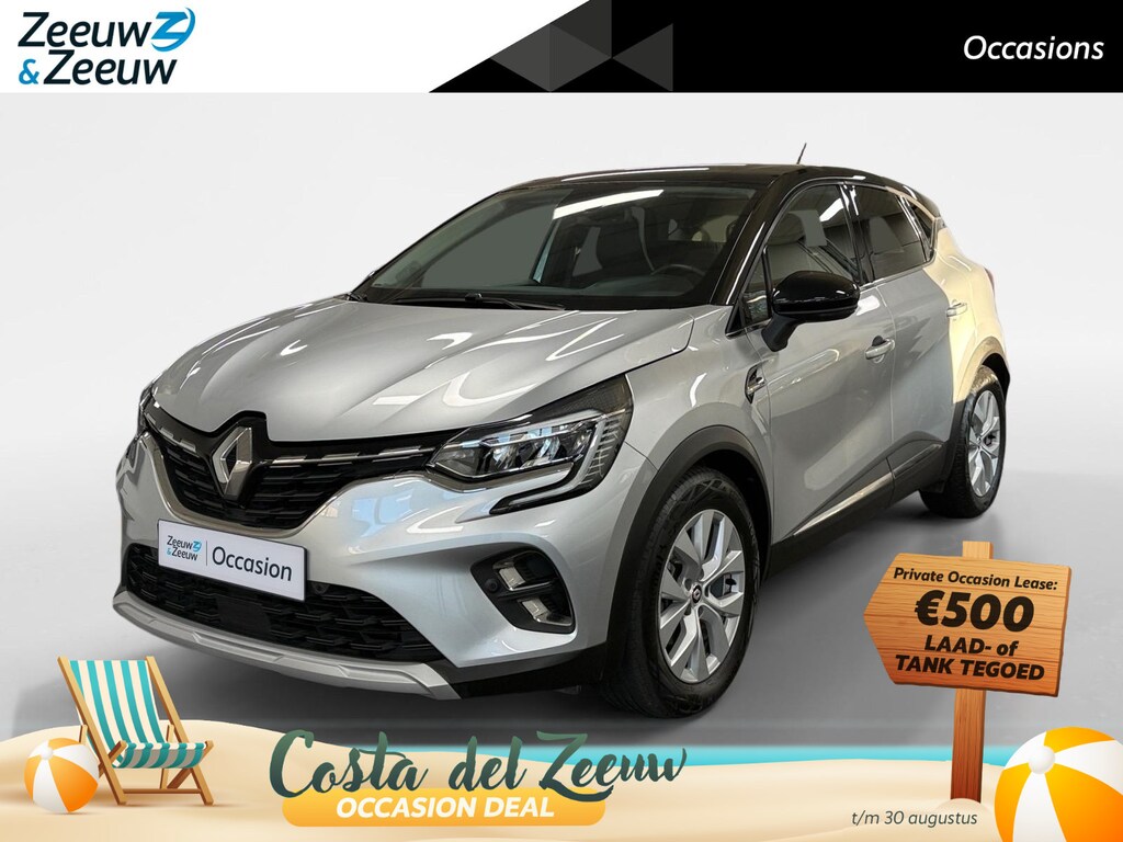 Renault Captur 1.6 E-Tech Hybrid 145 Intens AUTOMAAT AIRCO CAMERA PARKEERSENSOREN CRUISE CONTROLE APPLE CARPLAY ANDROID AUTO HOGE INSTAP ZEER MOOIE AUTO DEALER ONDERHOUDEN