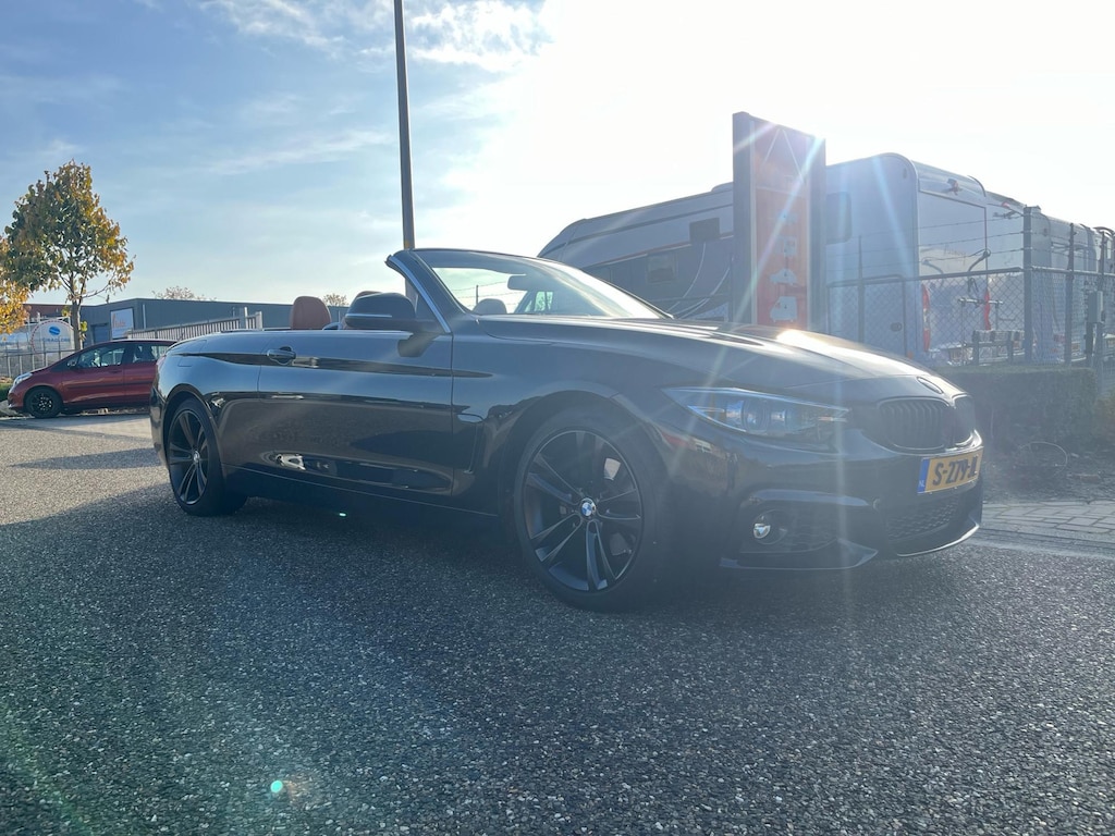 BMW 4-Serie Cabrio 430i High Executive | Cognac lederen bekleding | NAVI | Memory | NAVI | LED