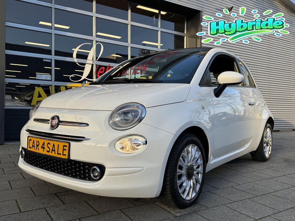 Fiat 500C CABRIO 1.0 Hybride Lounge - Navigatie! / Apple Carplay I Airco I PDC I Sport velgen I Dealer onderhouden