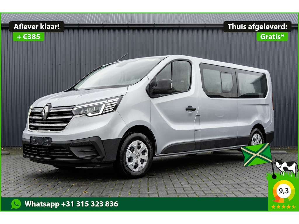Renault Trafic dCi 150PK | L2H1 | 9-Zits | ex BTW/BPM | LED | Navigatie | Cruise | Airco | PDC | Euro 6