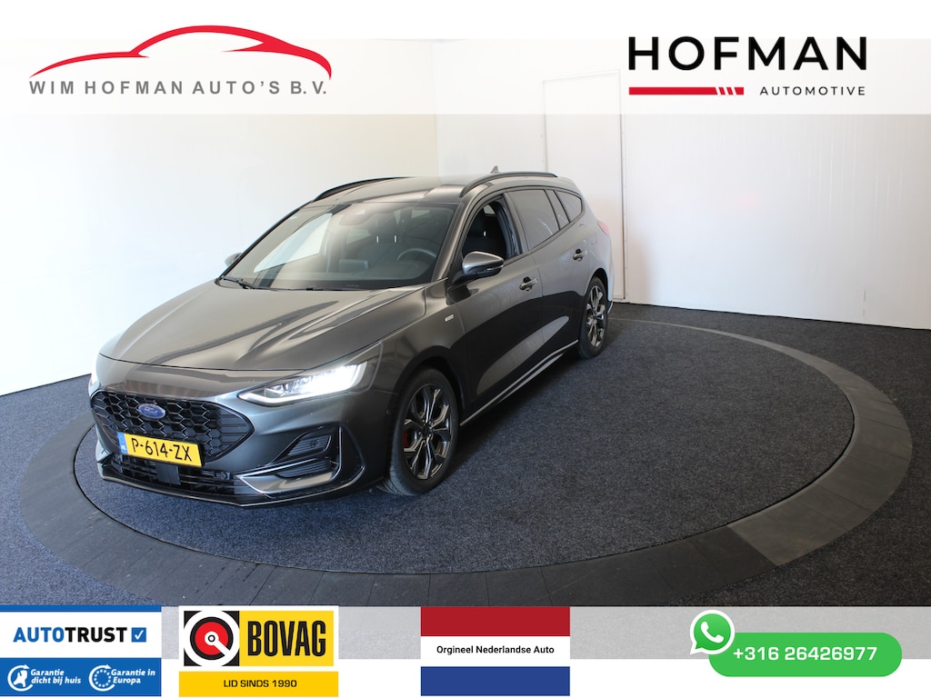 Ford Focus Wagon Hybrid 135PK ST Line Style rode remklauw Trekh Camera Nieuw model Winterpack Keyless