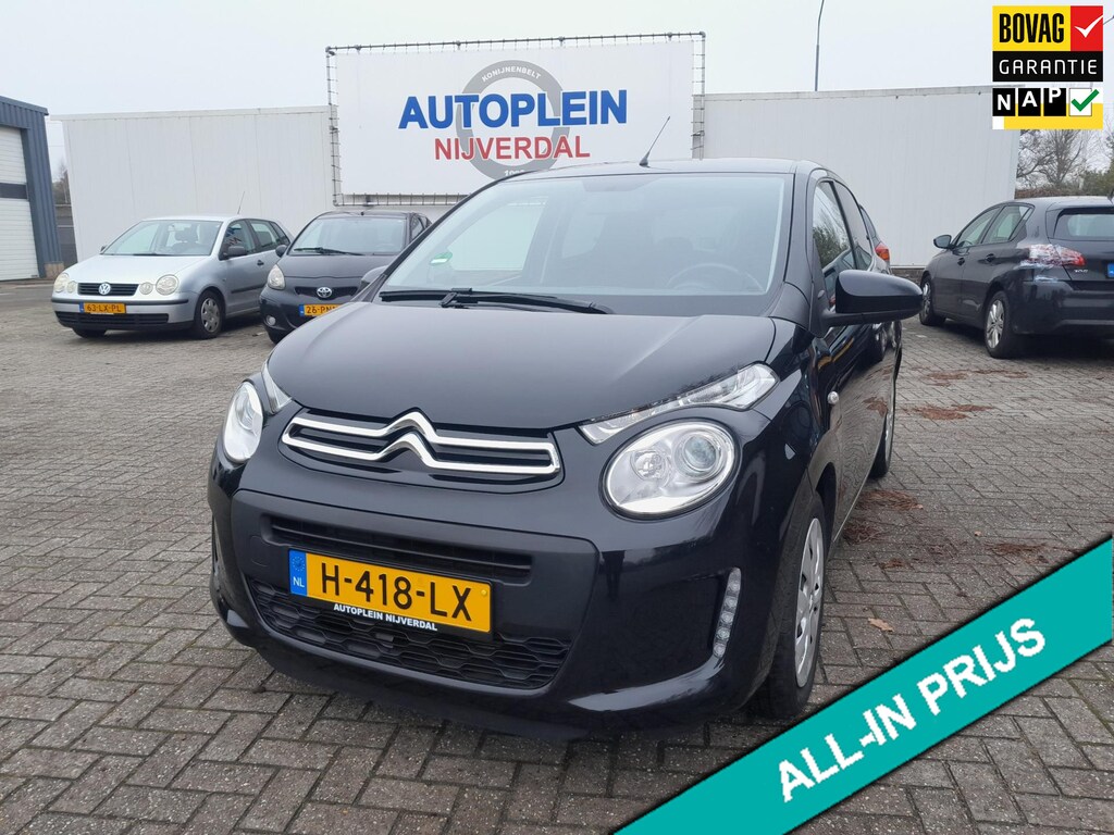 Citroën C1 1.0 VTi Feel nette in Nederland nieuw geleverde auto in het zwart!