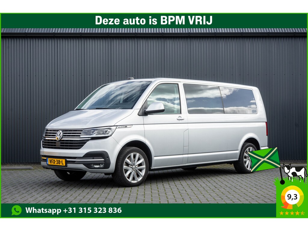 Volkswagen Transporter T6.1 2.0 TDI L2H1 | DC | Bulli | 200PK | Leder | Carplay | Virtual | Adapt Cruise