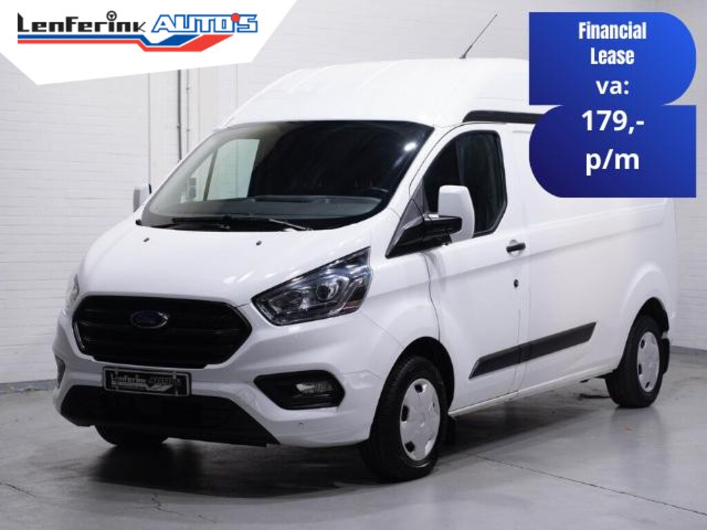 Ford Transit Custom 2.0 TDCi 130 pk L2H2 Hoog Dak Airco, Trekhaak Cruise Control, PDC V+A,