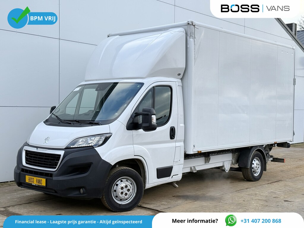 Peugeot Boxer 2.2 HDI 165PK Laadklep Bakwagen Cruise Control Climate Control Camera Carplay Standkachel LED Koffer Meubelbak