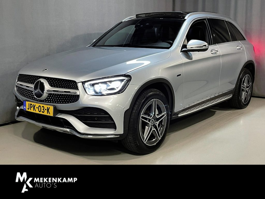 Mercedes-Benz GLC 300e 4MATIC AMG Line 19"/SOH 94%/Panoramadak/Dodehoek/Adaptieve cruise/Keyless/Burmester/Matrix LED/Apple Carplay & Android Auto/Stoelverwarming/Elektrische klep