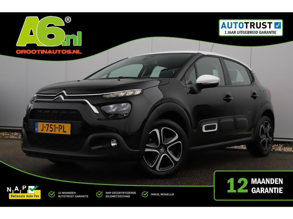 Citroën C3 1.2 Feel Carplay Android Navigatie Climate Cruise Control Rijstrooksensor Parkeersensor All-season banden!