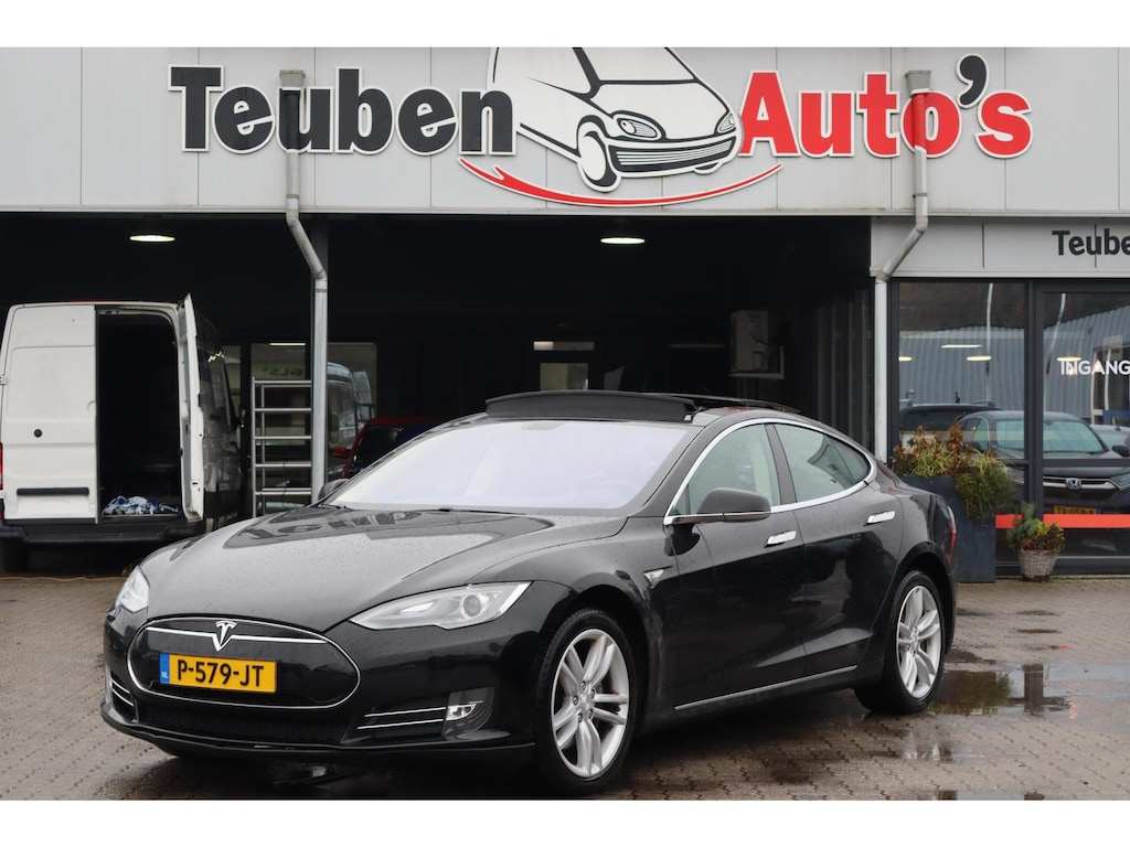Tesla Model S 85 Signature Performance 90% SOH, Panoramadak, Cruise control, Camera, Lederen interieur, Luchtvering, MCU1