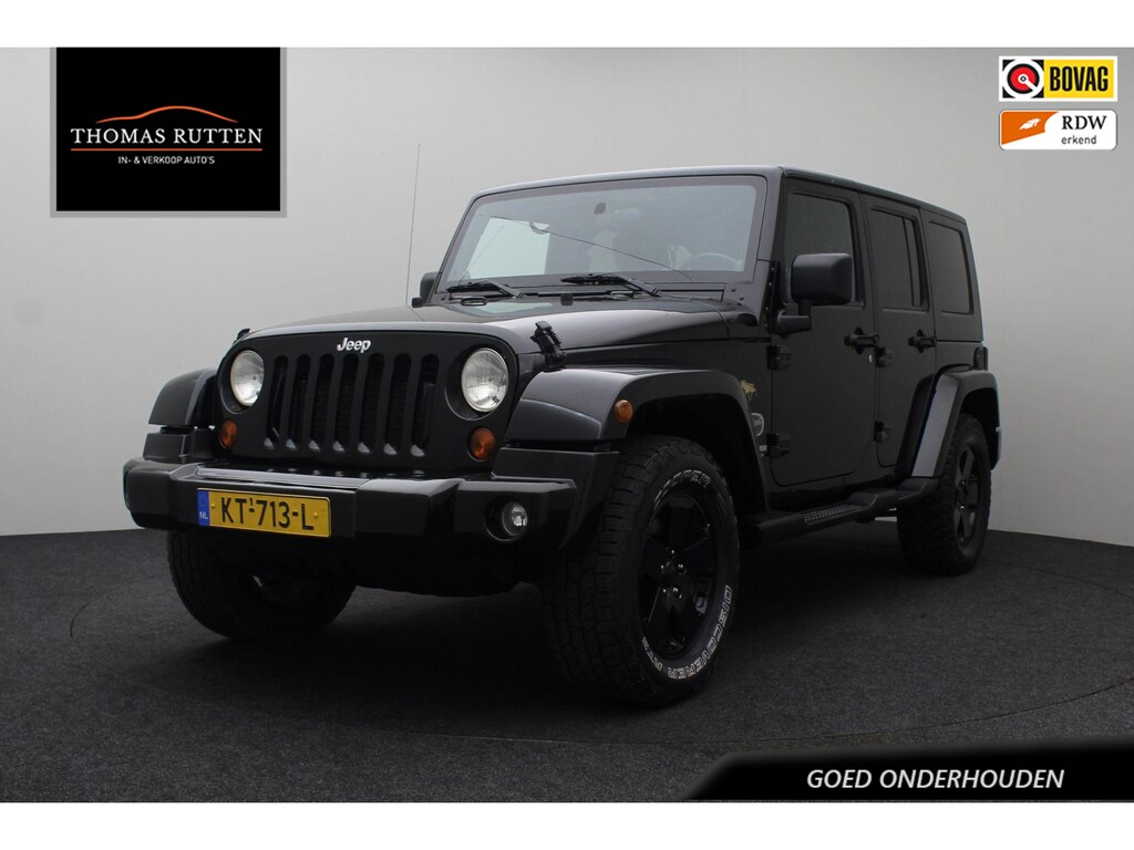 Jeep Wrangler Unlimited 2.8 CRD Sport 2010 Youngtimer | Soft + Hardtop | Automaat | Airco | Cruise control | Trekhaak | Lichtmetaal | Lederen bekleding | CV |