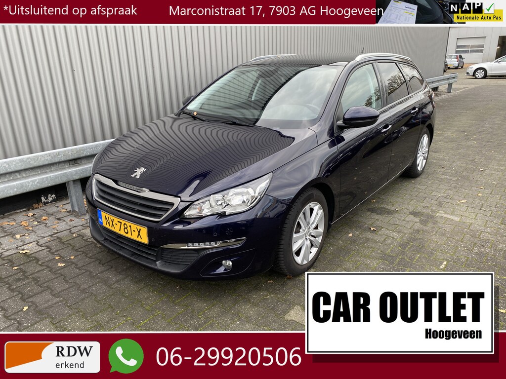 Peugeot 308 SW 1.2 PureTech Blue Lease Executive Clima, Pano, Navi, CC, PDC, LM, Trekh, nw. APK – Inruil Mogelijk –