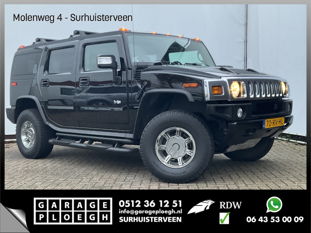 Hummer H2 6.0 V8 Perfect mooi origineel Topstaat Youngtimer!
