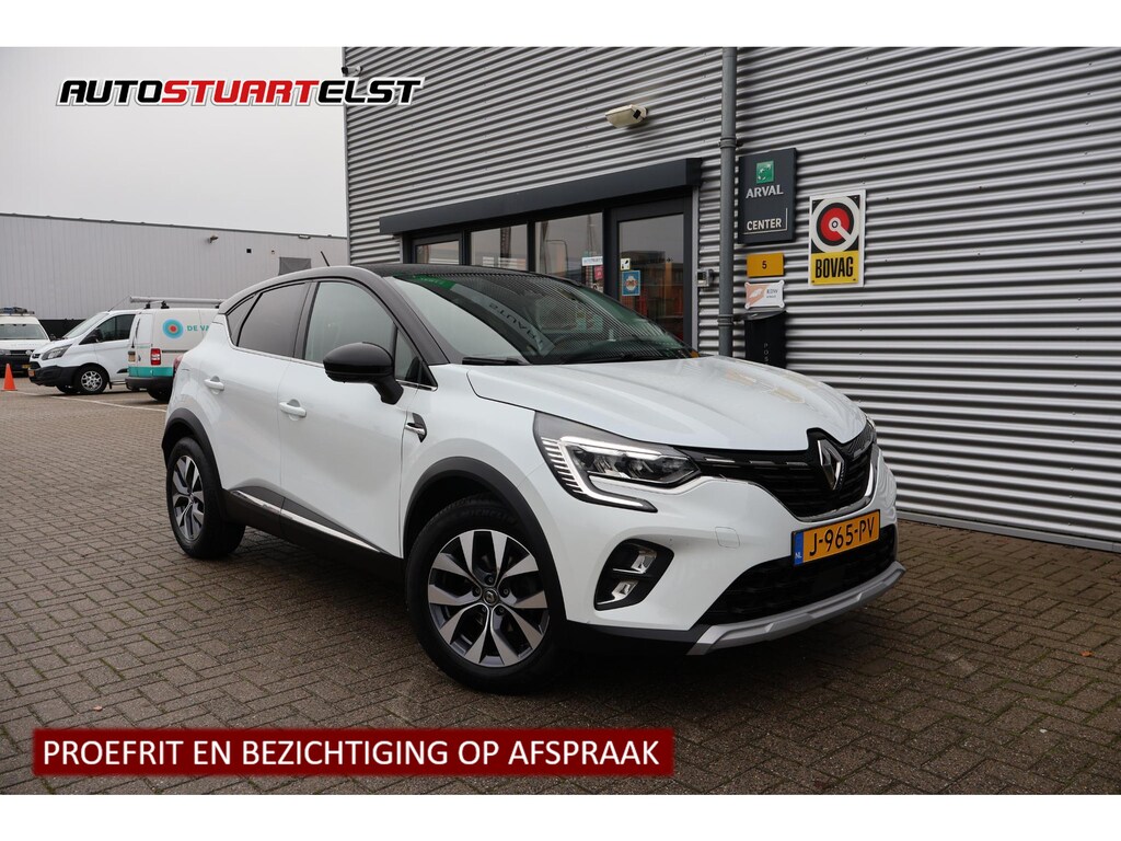 Renault Captur 1.0 TCe 100 Intens 1 Eigenaar | NAP | Volledig Onderh | BTW | Two-Tone | Carplay | Navi | Climate | LED | Cruise | Bots | Multi Sense | Keyless | PDC