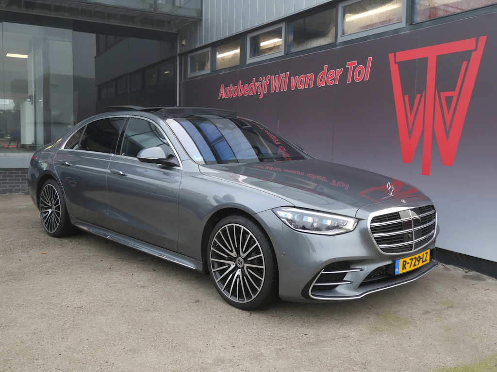 Mercedes-Benz S-klasse 580e LANG | AMG | PANO | SOFTCLOSE | NL-AUTO | MASSAGE | 3D DISPLAY | LUCHTVERING!!