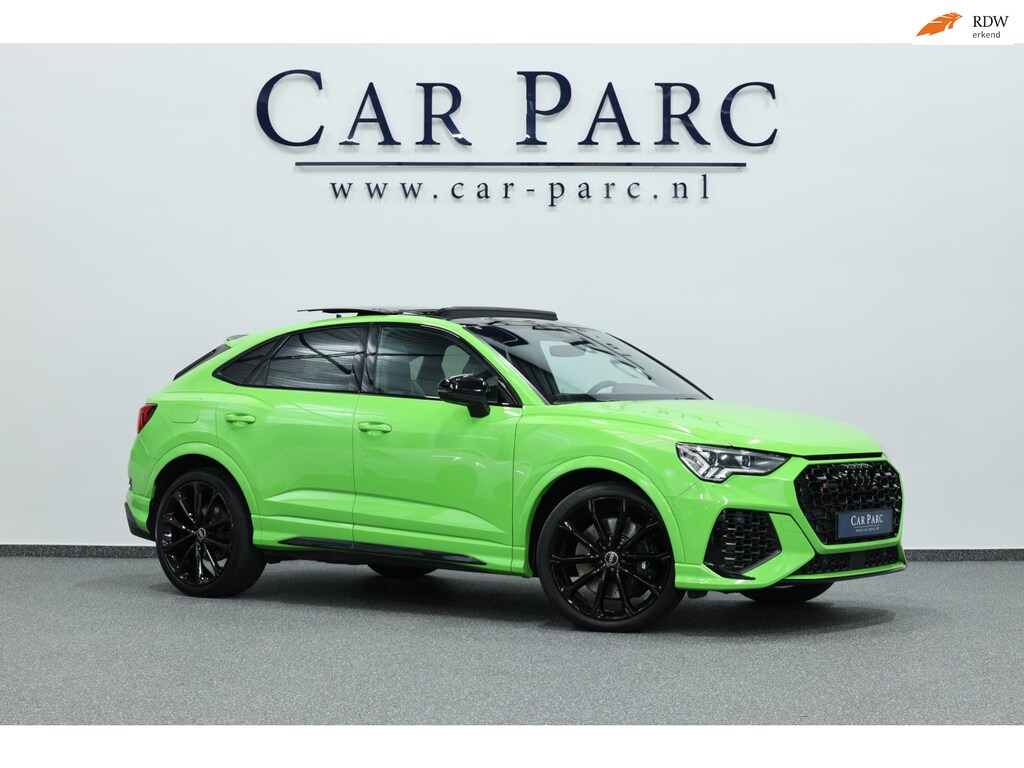 Audi RS Q3 Sportback RSQ3 2.5 TFSI Quattro 400PK BTW!/MATRIX/VIRTUAL/PANO/LEER+S.VERWARMING/B&O/21"LMV/360/LINE/ACC/ECC/12 MDN GARANTIE!