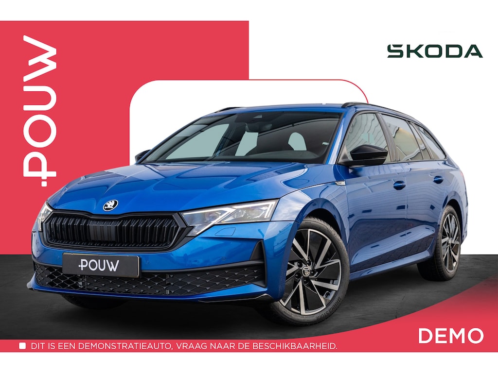 Skoda Octavia Combi 1.5 TSI 150pk DSG MHEV Sportline Business | Trekhaak | Matrix LED | Adaptive Cruise