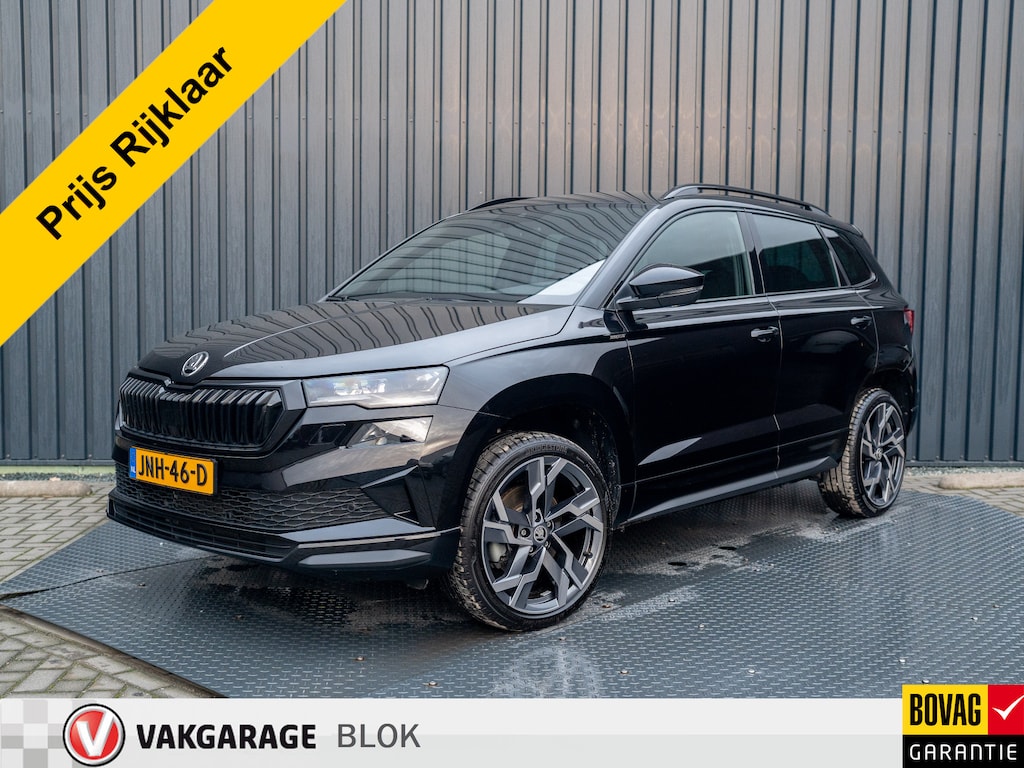 Skoda Karoq 1.5 TSI ACT Sportline Business | Elk. A- Klep | Camera | 19'' | Adapt. Cr. | Keyless | Stoel & Stuur verw. | Prijs Rijklaar!!