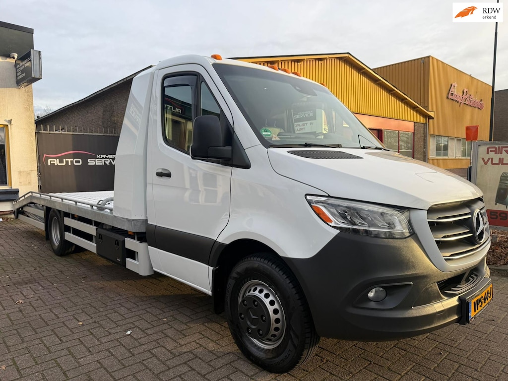 Mercedes-Benz Sprinter 519 3.0 OPRIJWAGEN1e EIGENAAR|ALARM|Leer|Carplay|Automaat|Stoel verw.|Trekhaak|