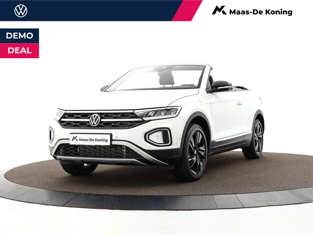 Volkswagen T-Roc Cabrio Style 1.0 115 pk Cabriolet 6 versn. Hand · Black style pakket · Comfort pakket · Multimedia pakket ·