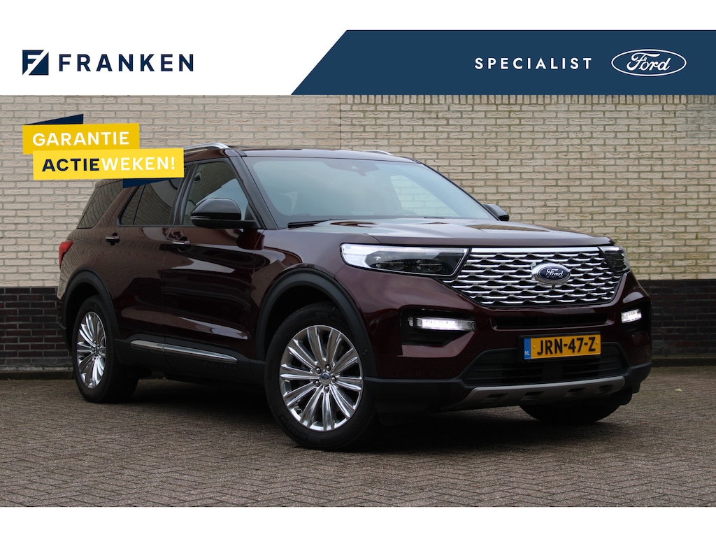 Ford Explorer 3.0 V6 EcoBoost PHEV Platinum | Panoramadak | Leder | Massage | B&O
