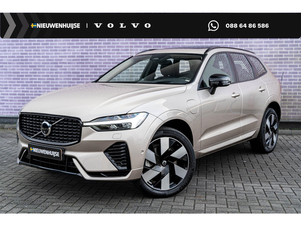 Volvo XC60 T6 Plug-in hybrid AWD Ultimate Dark | Bowers & Wilkins Audio | Luchtvering | Trekhaak | Stoel-/Stuurverwarming | Schuif-/kanteldak | Elektrische stoelverstelling | Keyless Entry | Dodehoekdetectie | Google | Long range | Carplay |