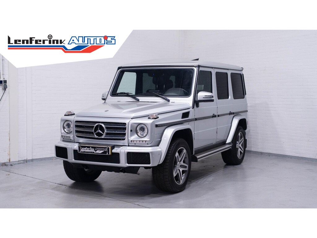 Mercedes-Benz G-klasse 500 Harman Kardon Schuifdak Navi Camera Apple Carplay Designo Memory 1e Eigenaar NAP