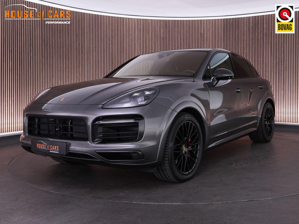 Porsche Cayenne Coupé GTS 4.0 460pk |dealer onderhouden|Approved 2028|pano|carbon ext|matrix LED|chrono|sport design|Bose|18-voudig|HUD|memory|360 camera|Apple Carplay|blind spot|21"|