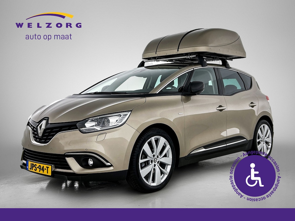 Renault Scenic 1.3 TCe Limited Direct leverbaar! Dakkoffer voor opvouwbare rolstoel (chairtopper) en linker gaspedaal