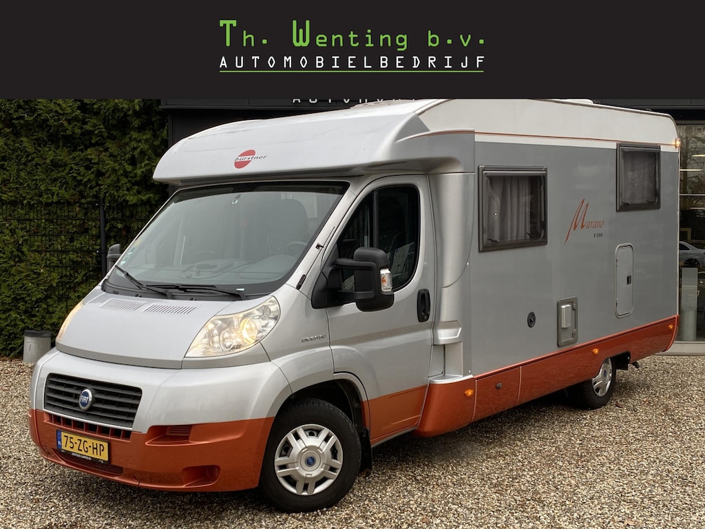 Burstner 590 Buerstner Camper | Cruise Control | Treinzit | Dwarsbed | Douche | Trekhaak | Camera | Motor Airco |