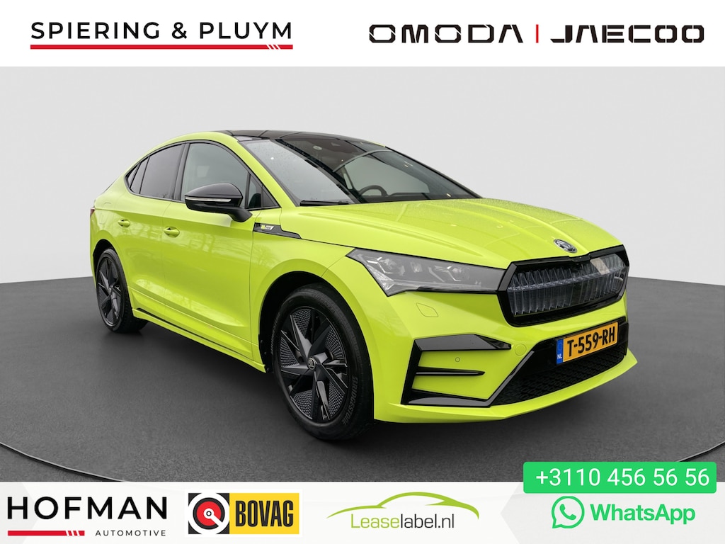 Skoda Enyaq Coupé iV 80 RS | PANO | HUD | Dhoek | Stuur-Stoelverw | Keyless