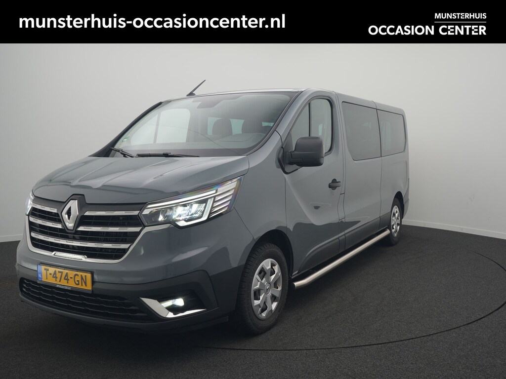 Renault Trafic - 9 Persoons bus! - 150 pk - All Seasonbanden - Cruise Control - Sidebars - Trekhaak - Dealeronderhouden