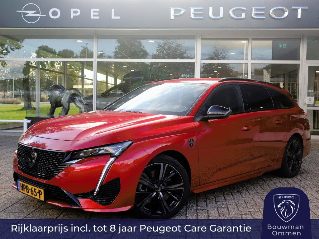 Peugeot 308 Sw GT 1.6 Plug-in HYbrid 180PK e-EAT8 Automaat, Rijklaarprijs, Stoelverwarming Stuurwielverwarming Camera