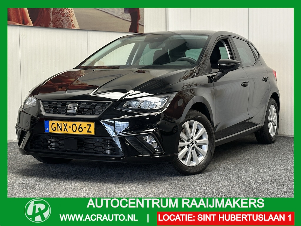 SEAT Ibiza AUTOMAAT 1.0 ECO TSI STYLE BUSINESS CONNECT NAVIGATIE CRUISE ADAPTIVE CONTROL CLIMATE CONTROL APPLE CARPLAY ANDROID  BLUETOOTH TELEFOON MEDIA VOORBEREIDING ACHTERUITRIJCAMERA ZEER MOOI !!