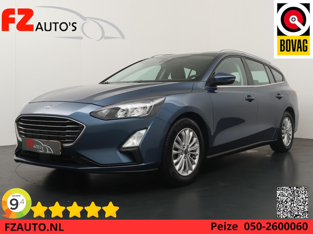 Ford Focus Wagon 1.0 EcoBoost Titanium Business - Navigatie - Climate Control - Trekhaak wegklapbaar