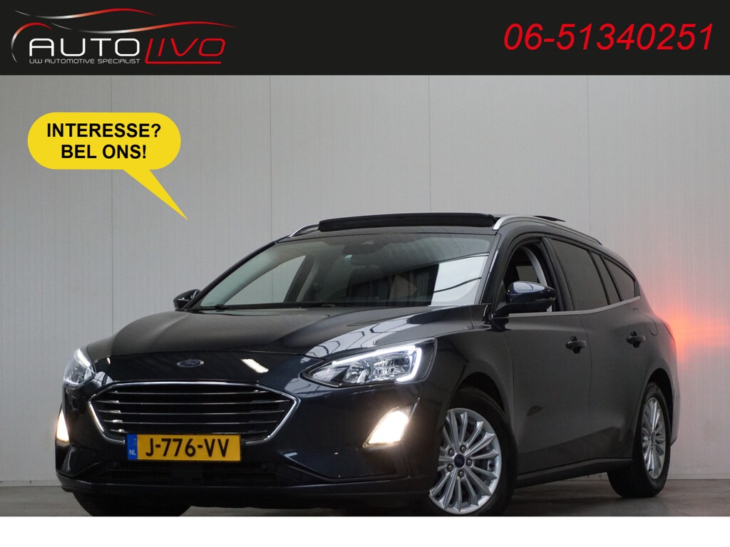 Ford Focus Wagon 1.0 EcoBoost Titanium X Business AUTOMAAT! PANO VIRTUAL WINTER CLIMA CAMERA etc.