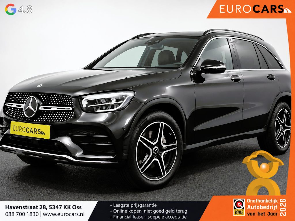 Mercedes-Benz GLC 300e 4-MATIC Business AMG Night Pack Full LED Trekhaak Navigatie Parkeersensoren Camera MBUX Cruise control Climate control