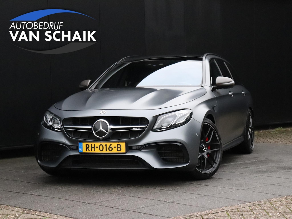 Mercedes-Benz E-klasse Estate 63 amg AMG 63 S 4MATIC+ | PANO-DAK | SPORTSTOELEN | LEDER | MEMORY | HEAD-UP | BURMESTER | STOELVERK. | 360° CAMERA | CRUISE |