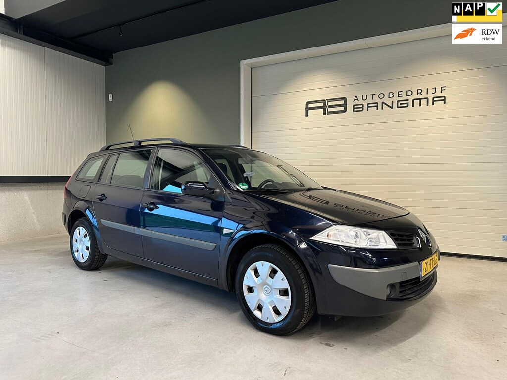 Renault Megane Grand Tour 1.6-16V BUSINESS LINE-uitv|CLIMA AIRCO|CRUISE CONTROL|ISOFIX|nieuwe APK+ONDERHOUDSBEURT BIJ AFLEVERING