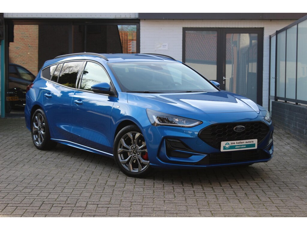 Ford Focus Wagon 1.0 EcoBoost Hybrid ST Line X Driver Ass Pack, Elek achterklep, Desert Island Blue!!