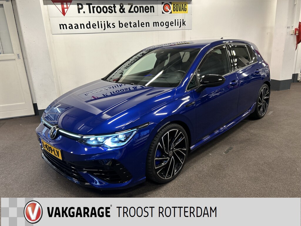 Volkswagen Golf 2.0 TSI R 4Motion | Memory seats | PPF Folie | Lederen bekleding | Stoel+Stuurverwarming | Head up display | Apaptive cruise control | Lane assist | Dodehoeksdetectie | Sfeerverlichting | Achteruitrijcamera | Apple carplay | 19''INCH