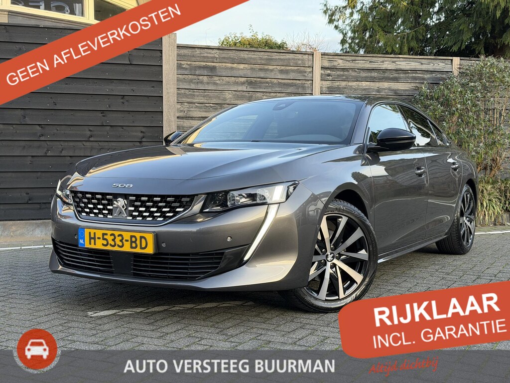 Peugeot 508 Blue Lease GT Line 1.5 BlueHDI 130PK EAT8 Automaat Trekhaak, Navigatie, Achteruitrijcamera, Keyless, Leder, Stoelverwarming, Massage, Apple Carplay, Android Auto