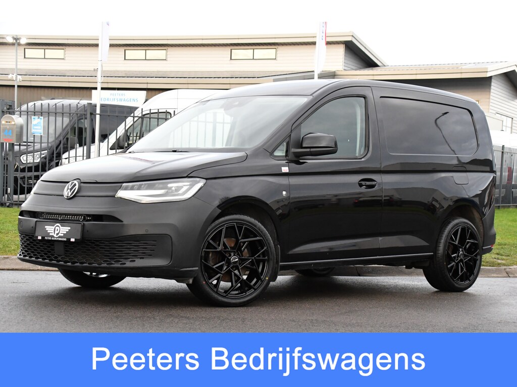 Volkswagen Caddy Cargo 2.0 TDI Black Edition Cruise, Camera, Carplay, LED, NAVI, Automaat, Klep, 122pk, Stoelverwarming, Uniek!