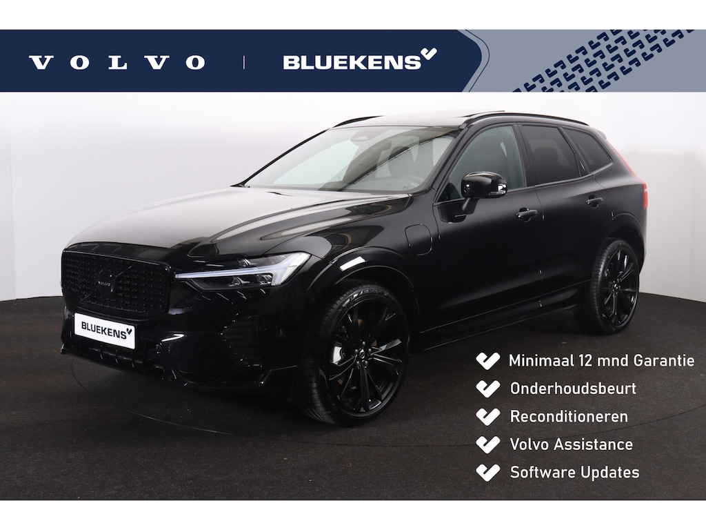 Volvo XC60 T6 Recharge AWD Plus Black Edition - Panorama/schuifdak - IntelliSafe Assist & Surround - Adaptieve LED koplampen - Parkeercamera achter - Verwarmde voorstoelen, stuur & achterbank - Parkeersensoren voor & achter - Elektr. bedienb. voorstoelen met geheugen - Draadloze tel. lader - Extra getint glas - 21' LMV