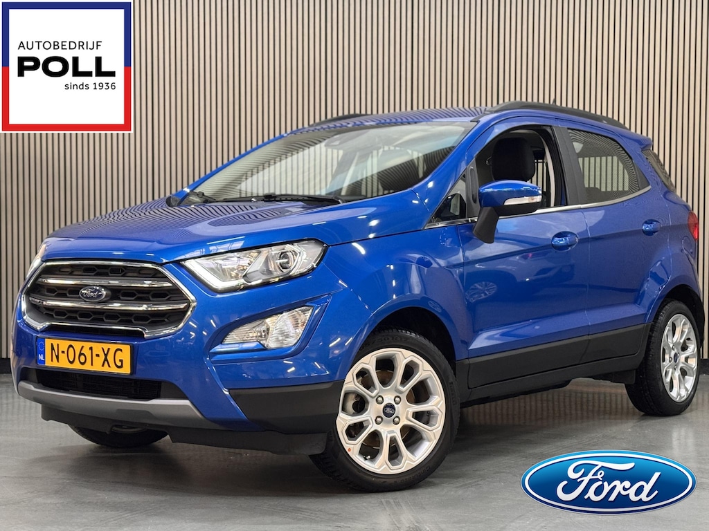 Ford EcoSport 125pk Titanium Half Leer Climat Cruise Apple Carplay Parkeersensor Dealeronderhouden