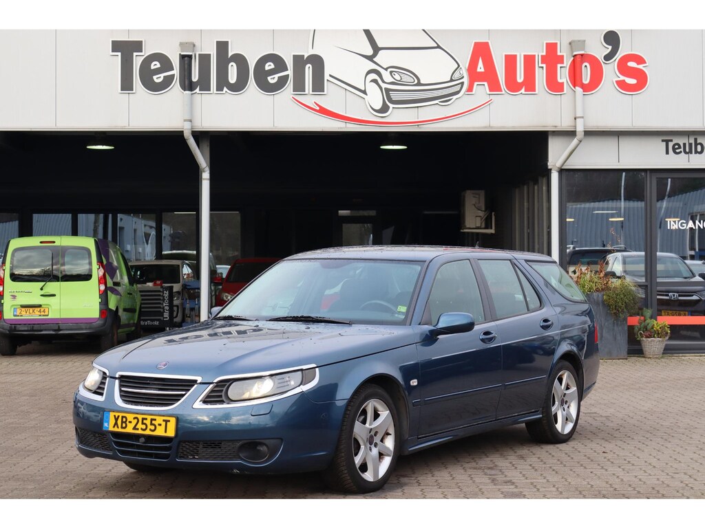 Saab 9-5 Estate 2.0t Linear Standkachel, Stoelverwarming, Airco, Elektrische ramen, Cruise control