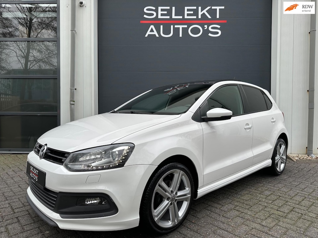 Volkswagen Polo 1.2 TSI 3x R-Line 105 Pk DSG Panoramadak/Xenon/LED/Climate/Cruise/RCD 510/17 Inch/Stoelverwarming/PDC/Apk 08-2027