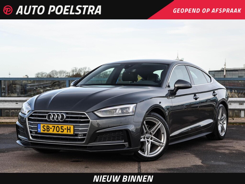 Audi A5 Sportback 1.4 TFSI Sport S-line Edition Virtual Cockpit Ambianceverlichting Stoelverwarming LED Apple CarPlay Android Auto DAB Navigatie 18"