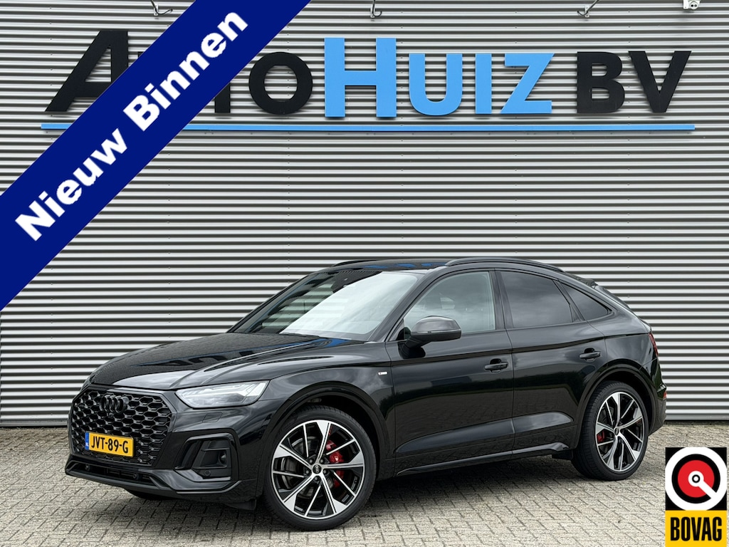 Audi Q5 Sportback 40 TFSI 204 PK S-Line Luchtvering Lederen interieur Trekhaak ACC Matrix Led Keyless Entry Head-Up Display 21 Inch LMV Sound-systeem Bang & Olufsen